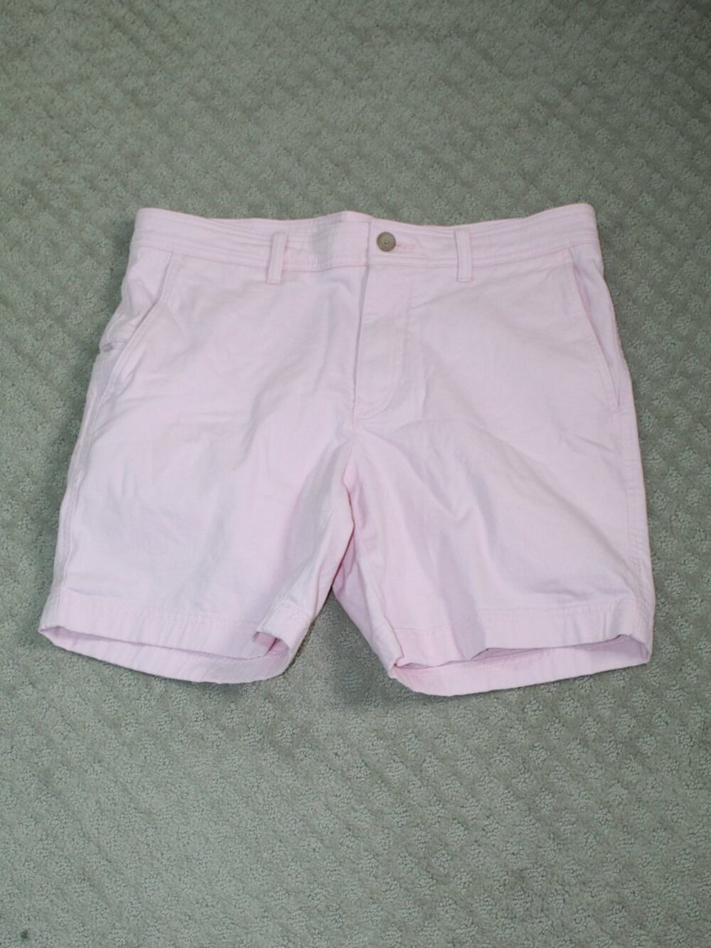 Roundtree & Yorke Size 34 Pink Cotton Spandex Blend 7" Shorts